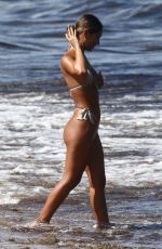 ERIKA WHEATON in Bikini at a Beach in Miami 05/11/2019
