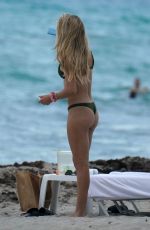 EUGENIE BOUCHARD in Bikini at a Beach in Miami 05/04/2019