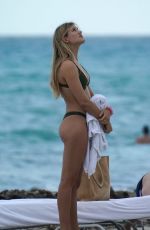 EUGENIE BOUCHARD in Bikini at a Beach in Miami 05/04/2019