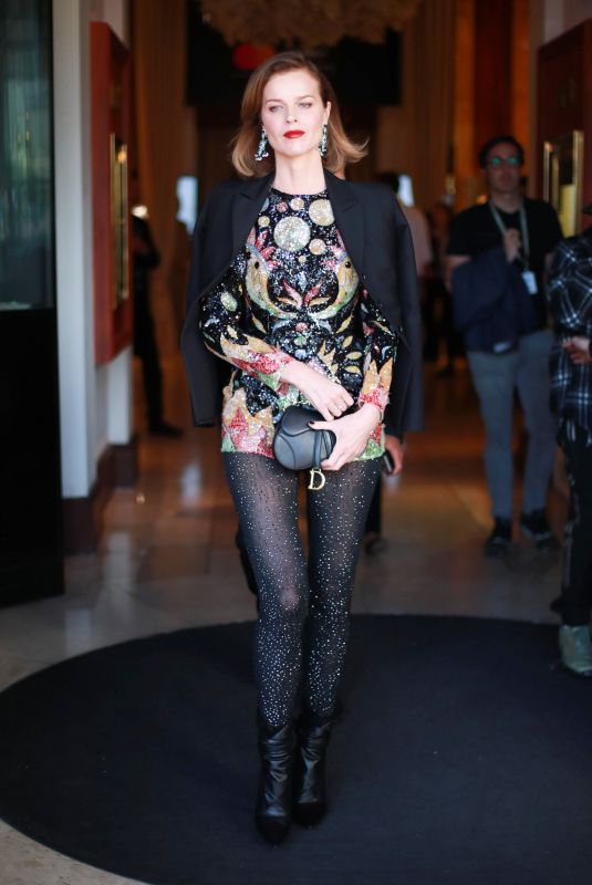 EVA HERZIGOVA Leves Majestic Hotel in Cannes 05/16/2019