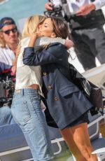 EVA LONGORIA and AMBER HEARD at Martinez Beach in Cannes 05/116/2019