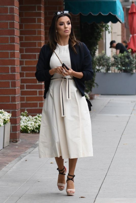EVA LONGORIA at a Nail Design in Beverly Hills 05/09/2019