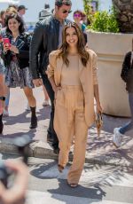 EVA LONGORIA Out on Croisette in Cannes 05/16/2019