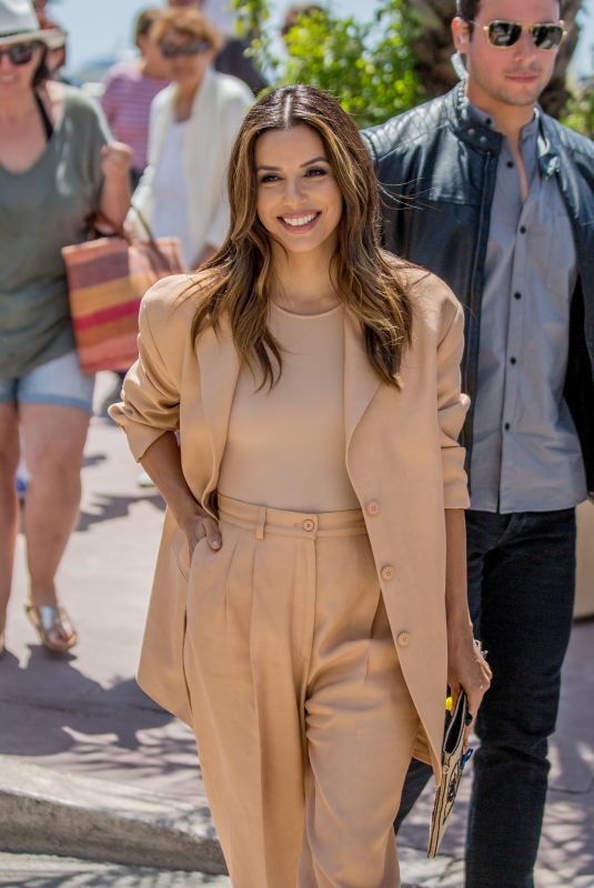 EVA LONGORIA Out on Croisette in Cannes 05/16/2019