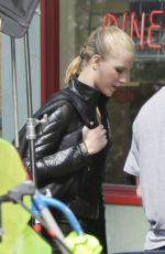 EVAN RACHEL WOOD on the Set of Westworld in Los Angeles 05/02/2019