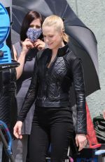 EVAN RACHEL WOOD on the Set of Westworld in Los Angeles 05/02/2019