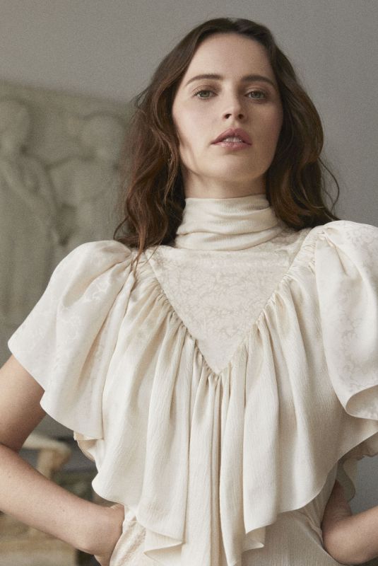 FELICITY JONES in Marie Claire Magazine, UK February 2019
