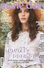 FELICITY JONES in Marie Claire Magazine, UK February 2019