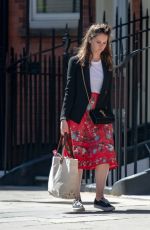 FELICITY JONES Out and About in London 05/16/2019