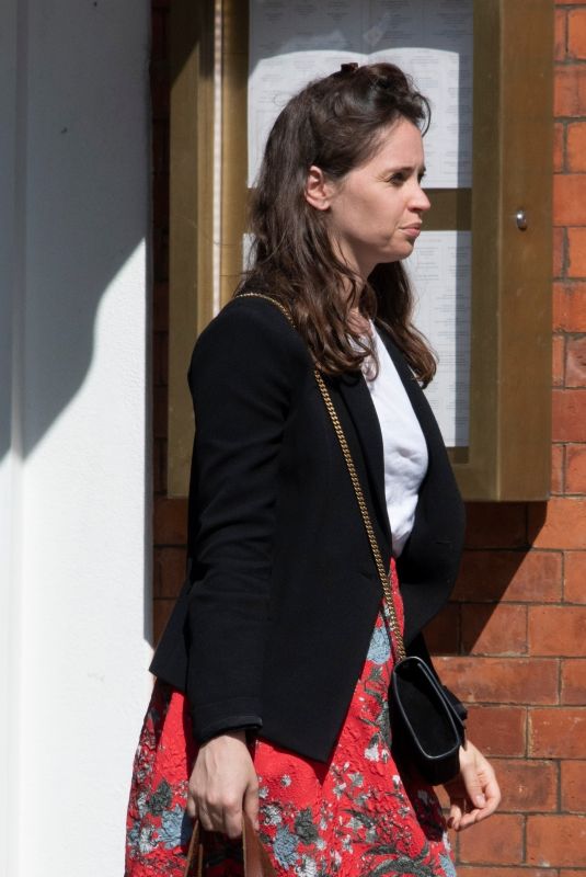 FELICITY JONES Out and About in London 05/16/2019