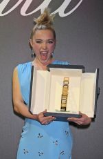 FLORENCE PUGH at Official Trophee Chopard Dinner at Cannes Film Festival 05/20/2019