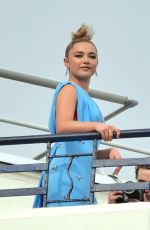 FLORENCE PUGH on the Roof of Her Hotel in Cannes 05/20/2019