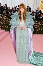 FLORENCE WELCH at 2019 Met Gala in New York 05/06/2019