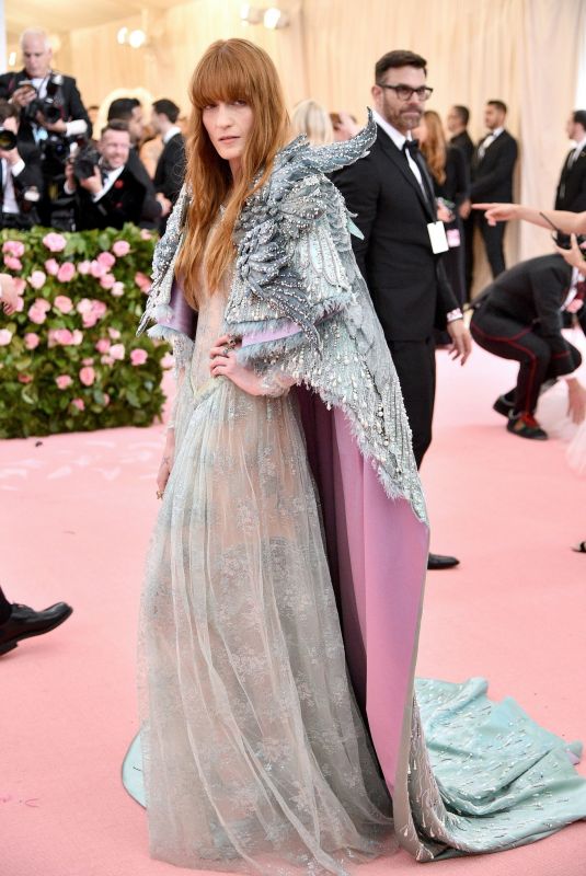 FLORENCE WELCH at 2019 Met Gala in New York 05/06/2019
