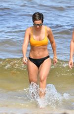 FRANKIE BRIDGE in Bikini on the Beach in Miami 05/20/2019