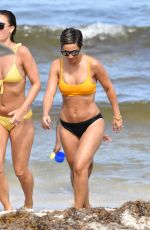 FRANKIE BRIDGE in Bikini on the Beach in Miami 05/20/2019