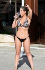 FRANKIE ESSEX in Bikini at a Pool in Tenerife 05/23/2019