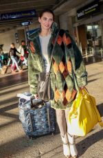 FREDERIQUE BEL at Nice Airport 05/12/2019