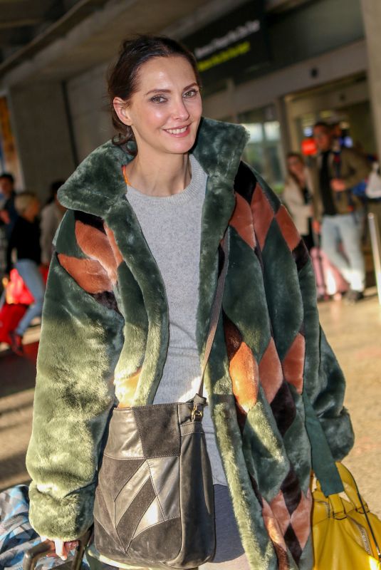 FREDERIQUE BEL at Nice Airport 05/12/2019