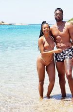 GABRIELLE UNION in Bikini at a Beach in Greece 05/28/2019