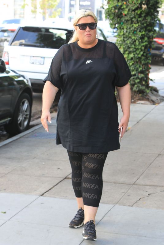 GEMMA COLLINS Out for Lunch at Yhe Ivy in West Hollywood 05/21/2019