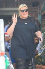 GEMMA COLLINS Out for Lunch at Yhe Ivy in West Hollywood 05/21/2019