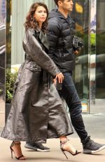GEORGIA FOWLER on the Set of a Photoshoot in New York 04/30/2019