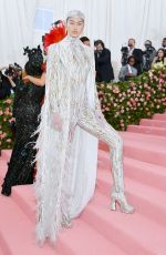 GIGI HADID at 2019 Met Gala in New York 05/06/2019at 2019 Met Gala in New York 05/06/2019