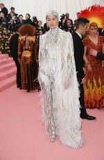 GIGI HADID at 2019 Met Gala in New York 05/06/2019at 2019 Met Gala in New York 05/06/2019