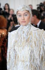 GIGI HADID at 2019 Met Gala in New York 05/06/2019at 2019 Met Gala in New York 05/06/2019