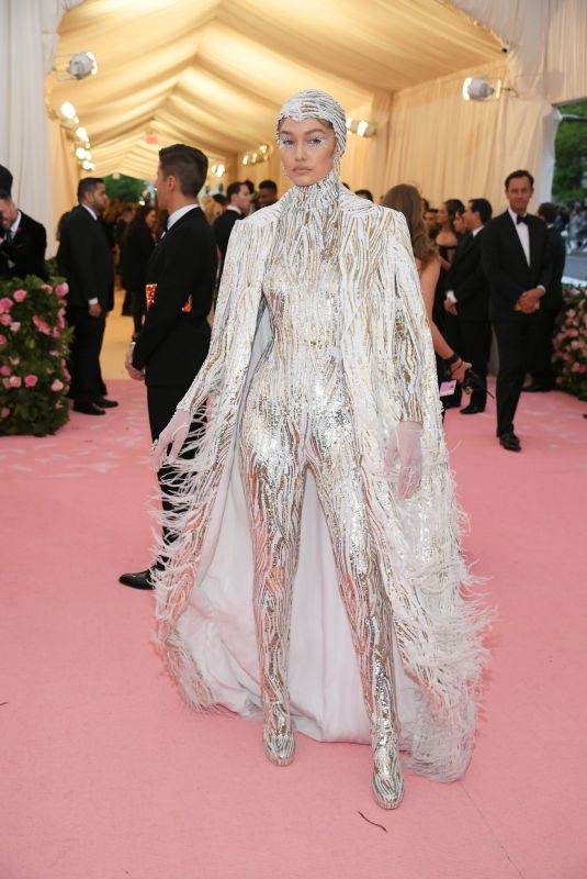GIGI HADID at 2019 Met Gala in New York 05/06/2019at 2019 Met Gala in New York 05/06/2019