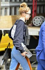 GIGI HADID Heading to a Photoshoot in New York 05/02/2019