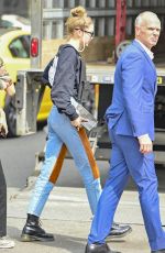 GIGI HADID Heading to a Photoshoot in New York 05/02/2019