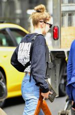 GIGI HADID Heading to a Photoshoot in New York 05/02/2019