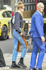 GIGI HADID Heading to a Photoshoot in New York 05/02/2019