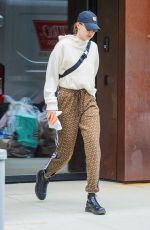 GIGI HADID in a Burberry Pants Out in New York 05/28/2019