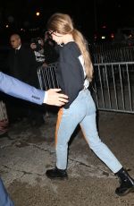 GIGI HADID Leaves Prada Fashion Show in New York 05/02/2019
