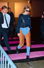 GIGI HADID Leaves Prada Fashion Show in New York 05/02/2019