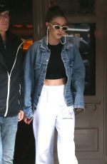 GIGI HADID Out in New York 04/30/2019