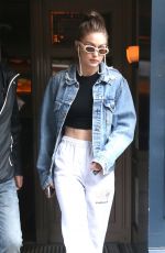 GIGI HADID Out in New York 04/30/2019