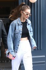 GIGI HADID Out in New York 04/30/2019