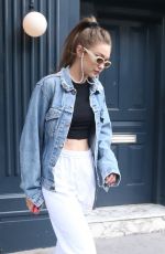 GIGI HADID Out in New York 04/30/2019