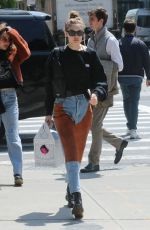 GIGI HADID Out Shopping in New York 05/02/2019