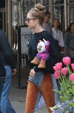 GIGI HADID Out Shopping in New York 05/02/2019