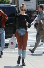 GIGI HADID Out Shopping in New York 05/02/2019
