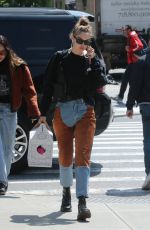 GIGI HADID Out Shopping in New York 05/02/2019