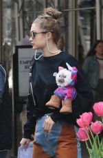 GIGI HADID Out Shopping in New York 05/02/2019