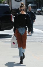 GIGI HADID Out Shopping in New York 05/02/2019