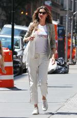 GISELE BUNDCHEN Out with Her Dog in New York 05/19/2019