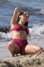 GIULIA DE LELLIS in Bikini on the Beach in Miami 04/29/2019